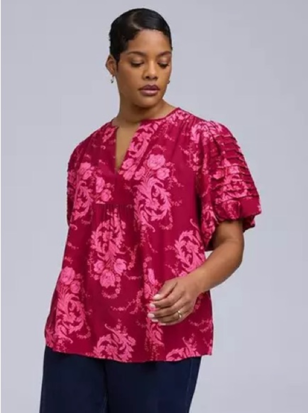 Torrid Belle Isle Split Neck Top NWT